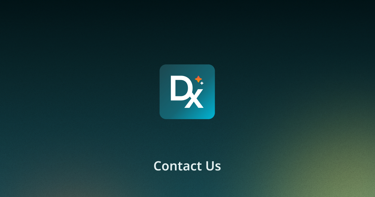 Contact us dx